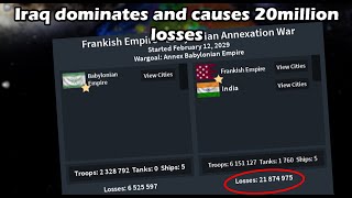 Iraq dominates and causes 20millions losses [upl. by Amsaj776]