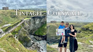 Tintagel Castle in North Cornwall uk  Travelling with my parents [upl. by Mor]