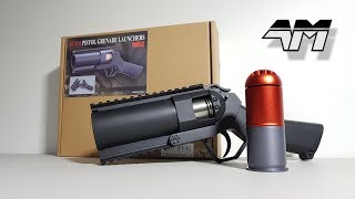 CYMA M052 40MM AIRSOFT GRENADE LAUNCHER  Unboxing Review [upl. by Ydolem]