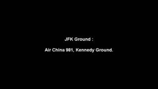 JFK controller tries to communicate with Air China 981 [upl. by Lorelie807]