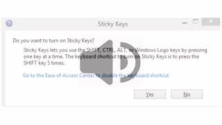 Sticky Keys  Sound Effect [upl. by Higinbotham]