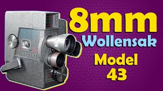 Wollensak Model 43 8mm Movie Camera  OverviewLoading [upl. by Kolva]