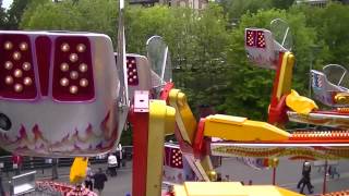 Hexentanz  Markmann Onride Video Mega Kirmes Wuppertal 2014 [upl. by Ggerk]