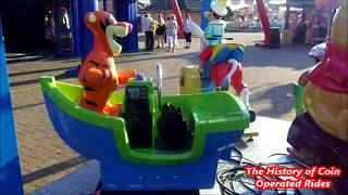 2000s Coin Operated Boat Kiddie Ride  Disney Tigger [upl. by Yadrahs]