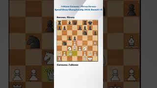 Caruana Fabiano  Sarana Alexey  Speed Chess Championship 2024  Round 0115 [upl. by Eemia]