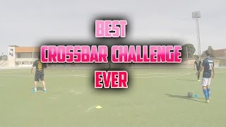 FUTBOL  Real Life  Best Crossbar Challenge Ever  Pumuscor DjMaRiiO Cacho01 Delantero09 [upl. by Herwin152]