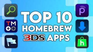 Top 10 Essential 3DS Homebrew Apps  Full Guide [upl. by Akaya772]