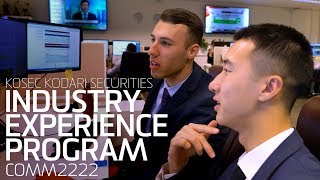 Industry Experience Program  KOSEC Kodari Securities COMM2222 [upl. by Kcuhc421]