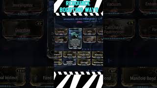 Ways to boost the amount of resources you get in WARFRAME warframe warframegameplay [upl. by Mirna]