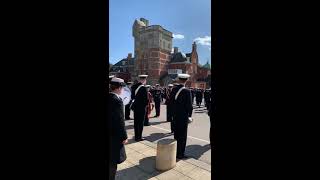 Pangbourne College Marching Band perform Final Countdown [upl. by Ahsimin]