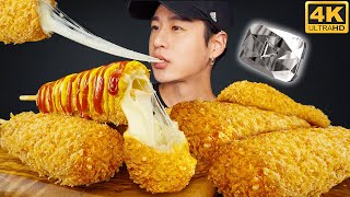 ASMR MOZZARELLA CORN DOGS MUKBANG 먹방  COOKING amp EATING SOUNDS  THANK YOU FOR 10 MILLION SUBS [upl. by Glavin330]