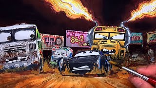 Miss Fritter vs Lightning McQueen  Pixar Cars [upl. by Roger886]