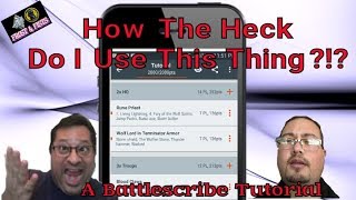 Battlescribe Tutorial [upl. by Namsaj]