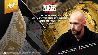 🏆 Day 3 of €10350 WSOP Europe NLH Main Event 13 live from Kings Resort 👑 [upl. by Grussing]