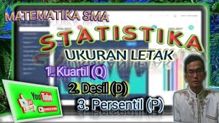 Menentukan nilai ukuran letak nilai kuartil desil dan persentil [upl. by Aradnahc]