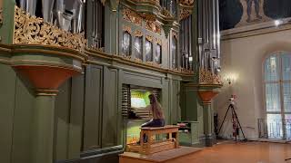 Dietrich Buxtehude Toccata and Fugue in F Major BuxWV 157 Victoria Ulriksen 16 yo Oslo Cathedral [upl. by Gordy]