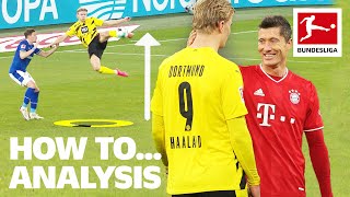 Lewandowski amp Haaland Show quotHow To Score A Wondergoalquot  Analysis Video [upl. by Fedirko]