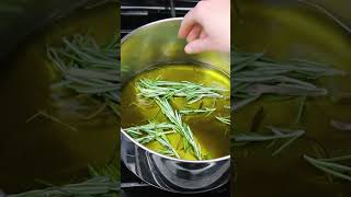 Rosemary Infused Olive Oil Recipe  Homebody Eats [upl. by Lemra645]