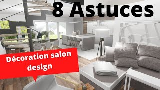 8 astuces decoration salon design que vous devez connaître [upl. by Doggett]