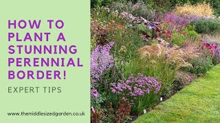 Create an outstanding perennial border  how to choose and combine plants [upl. by Lamrej]