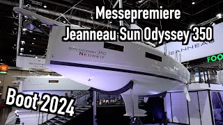 Messepremiere Sun Odyssey 350  boot Düsseldorf 2024 [upl. by Spector]