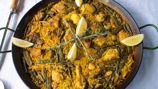 Receta Paella Valenciana la autentica receta de Valencia Loli Dominguez [upl. by Robma]