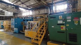 Used 2500 mm MHI Agnati corrugator [upl. by Eirelam]