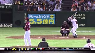 Home Run de Frederich Cepeda con bases llenas Nippon Professional Baseball 2014 [upl. by Recneps481]