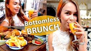 The best Bottomless Brunch in London  Vlog [upl. by Wernick]