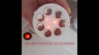 Radiofrecuencia tripolar multipolar con fototerapia 650nm uso profesional [upl. by Aketal]