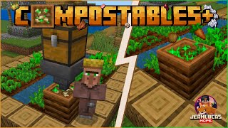 COMPOSTABLES  MINECRAFT BEDROCK CONTENT SHOWCASE  MCPEDL [upl. by Attelocin622]