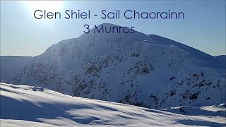 Glen Shiel  Sail Chaorainn 3 Munros [upl. by Shelli]