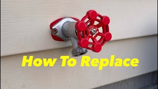 How To Replace A Sillcock Valve Plus How They Work [upl. by Aretha13]