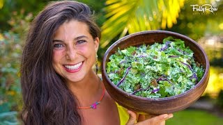 FullyRaw Caesar Salad [upl. by Anikehs]