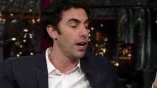 Letterman Sacha Baron Cohen Interviews a Terrorist [upl. by Sirdna]