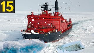 Top 15 Most POWERFUL Icebreaking Ships [upl. by Salter]