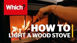 How to light a wood burning stove [upl. by Toma]