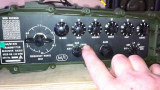 The Clansman PRC320  Plessey RT320 Military Manpack Transciever HD  M0VST [upl. by Wheaton]