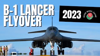 B1 Lancer Flyover at the 2023 Rose Bowl Game [upl. by Kreitman]