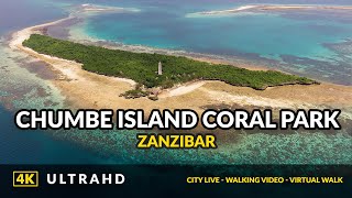 4K Chumbe Island Coral Park ❤️ Tropical Private Island Tour Zanzibar Attractions [upl. by Badr]