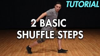 How to do 2 Basic Shuffle steps Shuffle Dance Moves Tutorial MihranTV [upl. by Negem632]