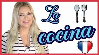 🥄LA COCINA 🇫🇷 francés fácil y rápido — principiantes desde 0 [upl. by Hekking851]