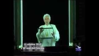 A 50 anni dal Concilio il discorso di Benedetto XVI al termine della fiaccolata [upl. by Eerak]