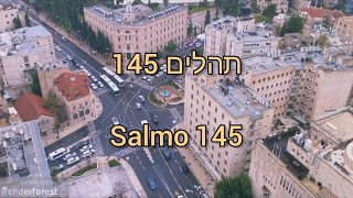 Salmo 145  Hebraico legendado em Português 145 תהלים [upl. by Noraf]