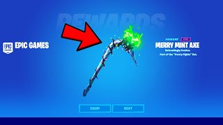 How To Get MINTY PICKAXE for FREE in Fortnite Season 2 Minty Pickaxe Code [upl. by Kobi]