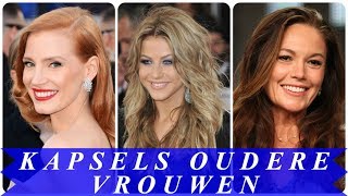 Chique kapsels lang haar oudere vrouwen [upl. by Rennerb]