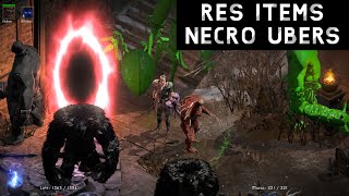 D2R ResCharges Only Necro Ubers [upl. by Llerahs766]