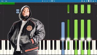 Rod Wave ft Kevin Gates  Cuban Links  Piano Tutorial [upl. by Lohman]