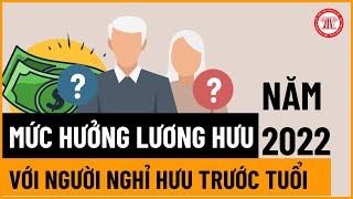 Mức Hưởng Lương Hưu Với Người Nghỉ Hưu Trước Tuổi Năm 2022  TVPL [upl. by Li]