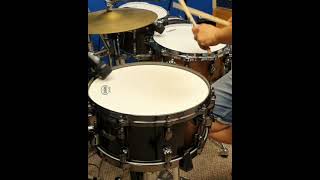 Tama Starclassic Bubinga snare vs Sonor Designer Maple Light [upl. by Swain]